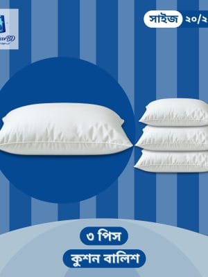 20/20 Size Cushion Pillow 3 Piece Combo